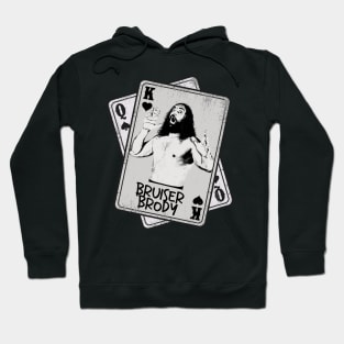 Retro Bruiser Brody Card Style Hoodie